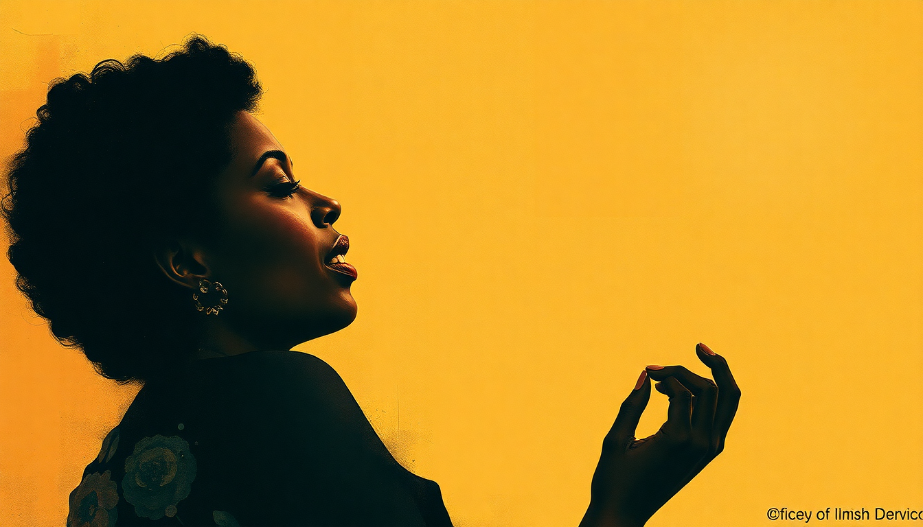 Fan-driven abstract illustration evoking the emotional arc of Lady Sings the Blues by Billie Holiday