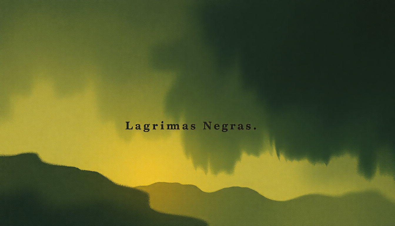 Fan-driven abstract illustration evoking the emotional arc of Lagrimas Negras by Buena Vista Social Club