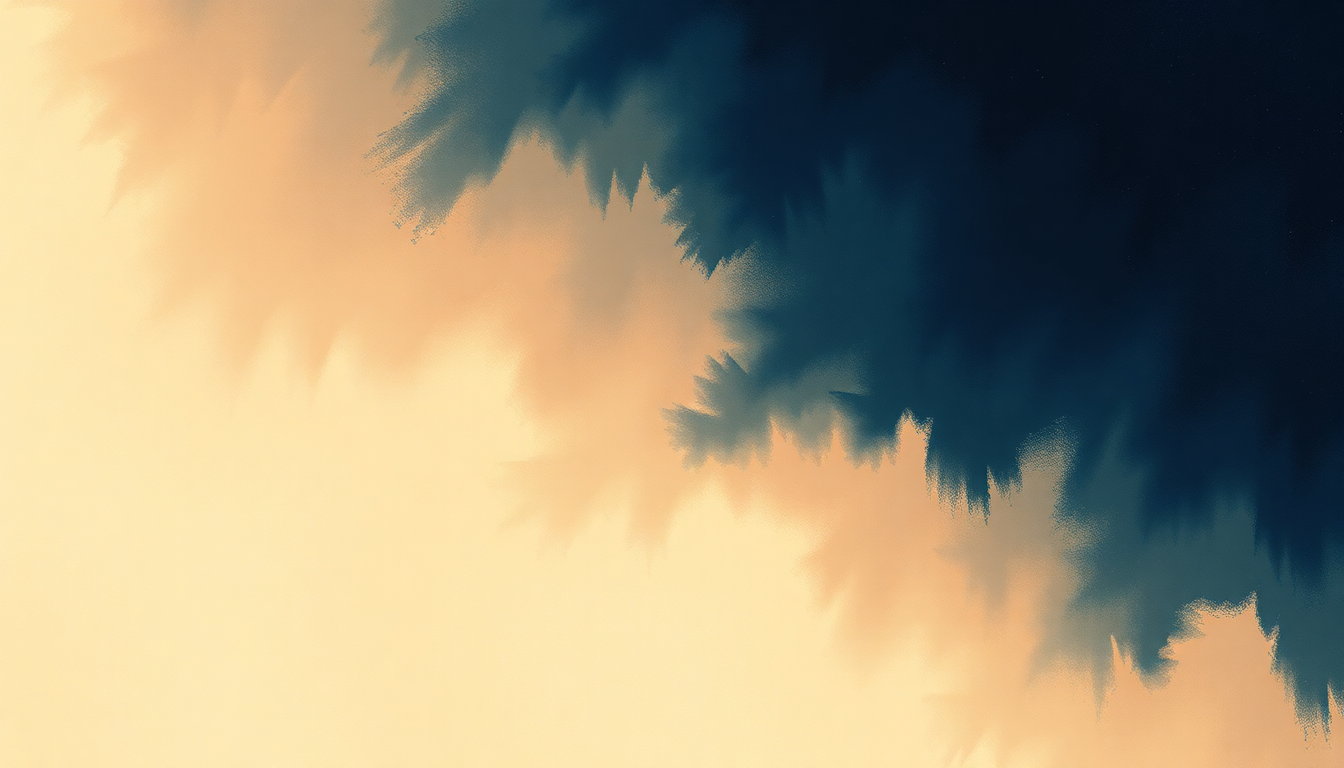 Fan-driven abstract illustration evoking the emotional arc of Lasso by Phoenix
