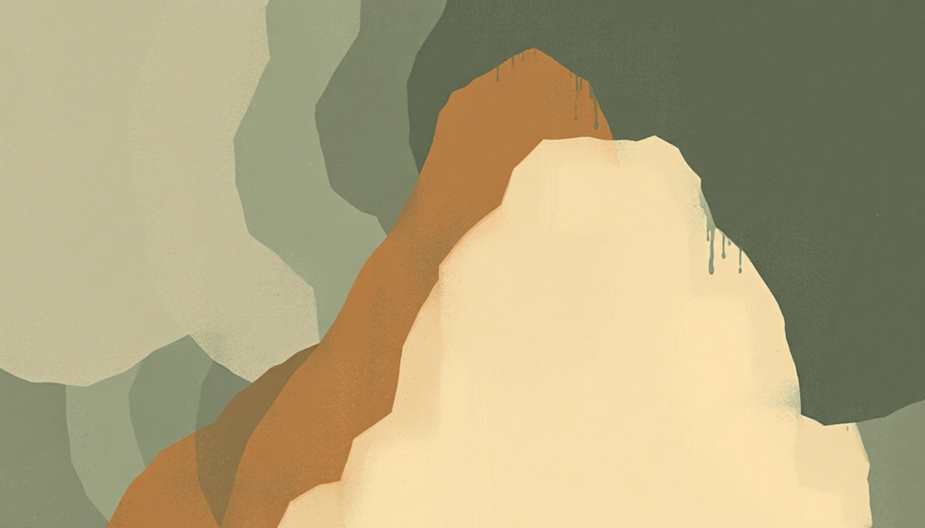 Fan-driven abstract illustration evoking the emotional arc of Last I Heard by Thom Yorke