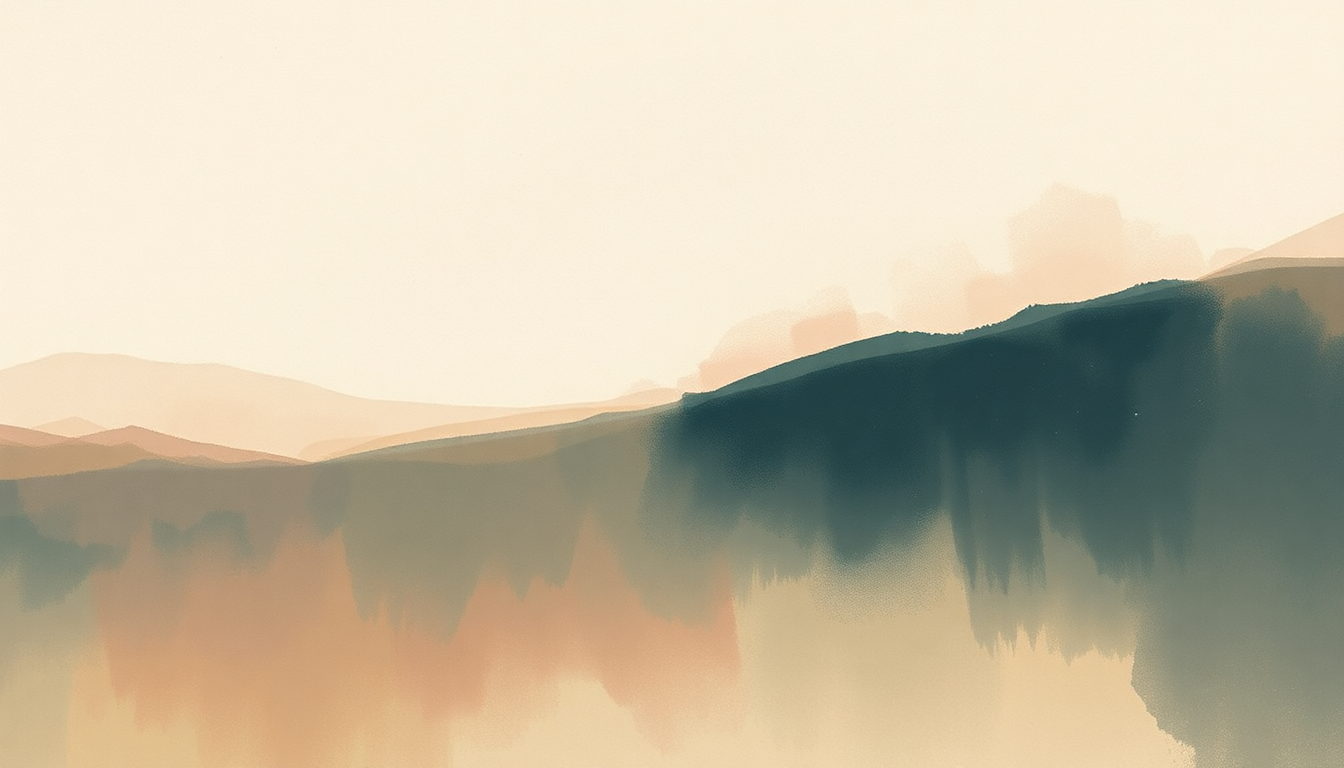 Fan-driven abstract illustration evoking the emotional arc of Last of My Kind by Jason Isbell