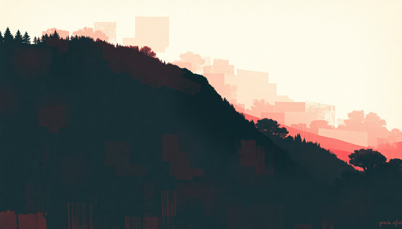 Fan-driven abstract illustration evoking the emotional arc of Last of the American Girls by Green Day