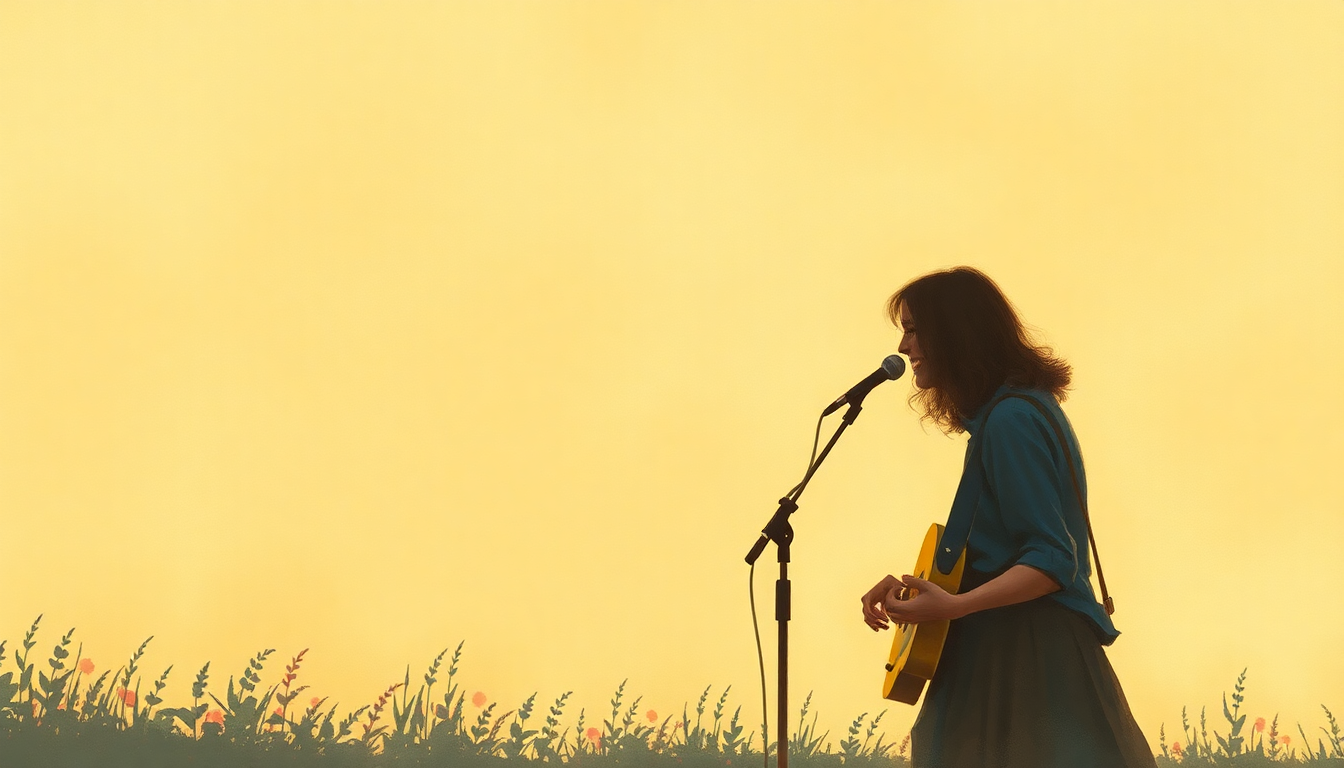 Fan-driven abstract illustration evoking the emotional arc of Lay Down Sally by Eric Clapton