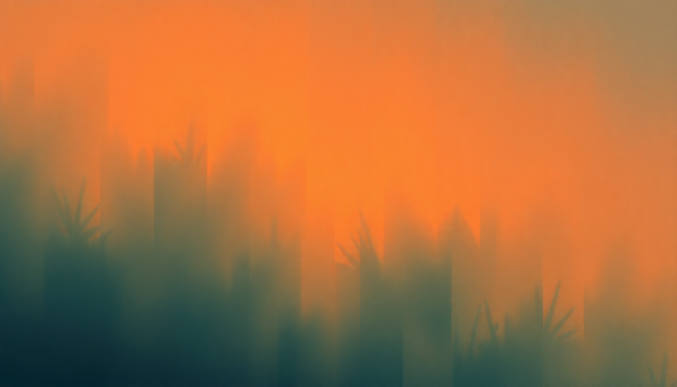 Fan-driven abstract illustration evoking the emotional arc of Lay It Down by Al Green