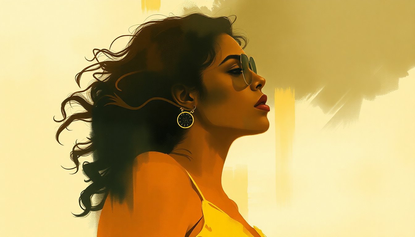 Fan-driven abstract illustration evoking the emotional arc of Lemonade by Beyoncé