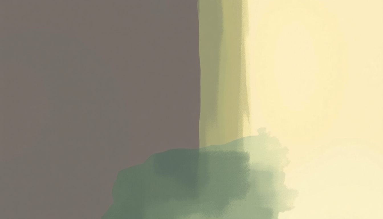 Fan-driven abstract illustration evoking the emotional arc of Lemonworld by The National