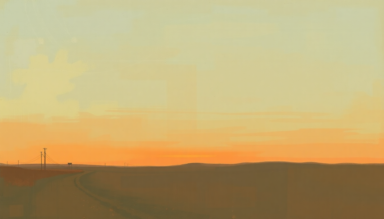 Fan-driven abstract illustration evoking the emotional arc of Less of Me by Glen Campbell