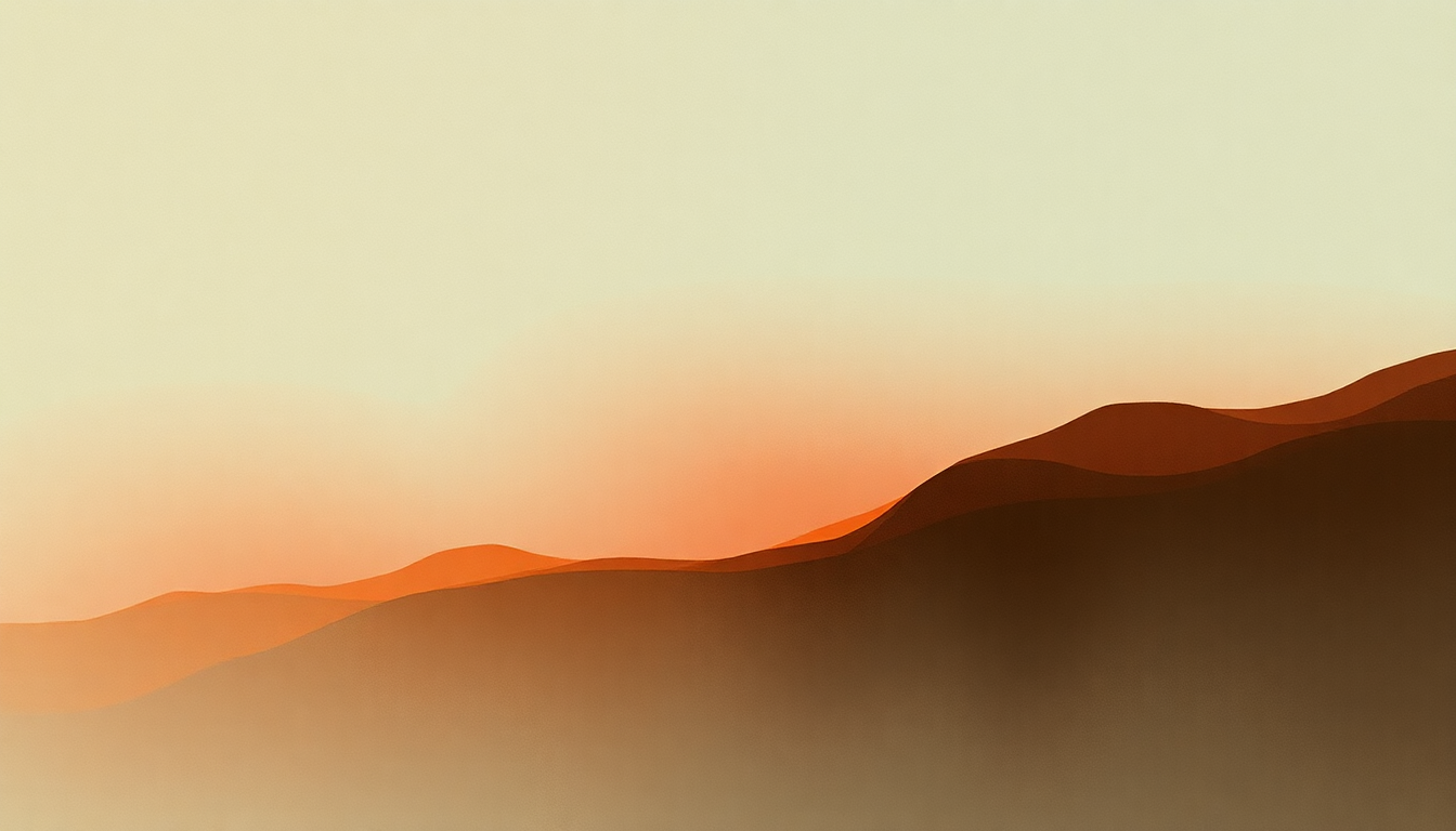 Fan-driven abstract illustration evoking the emotional arc of Lessa Faker by Umm Kulthum