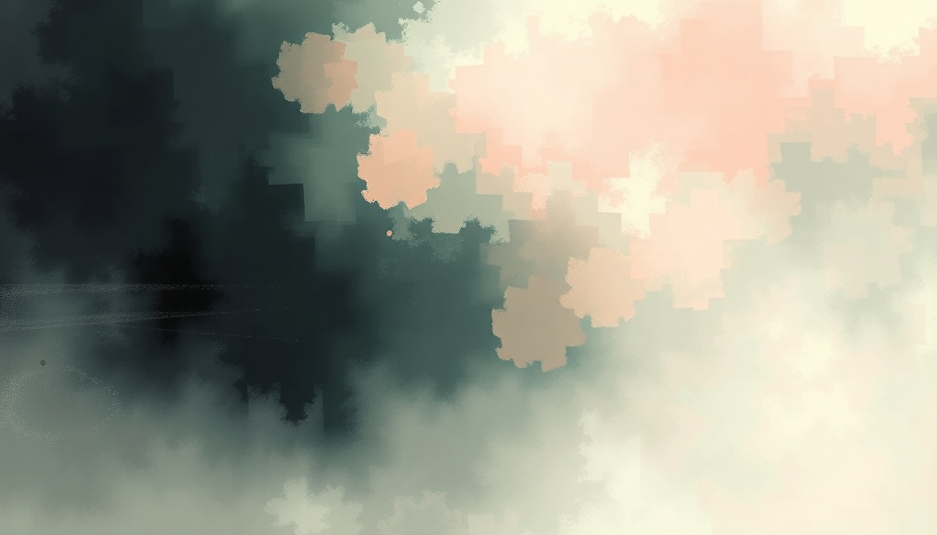 Fan-driven abstract illustration evoking the emotional arc of Let It Die by Foo Fighters