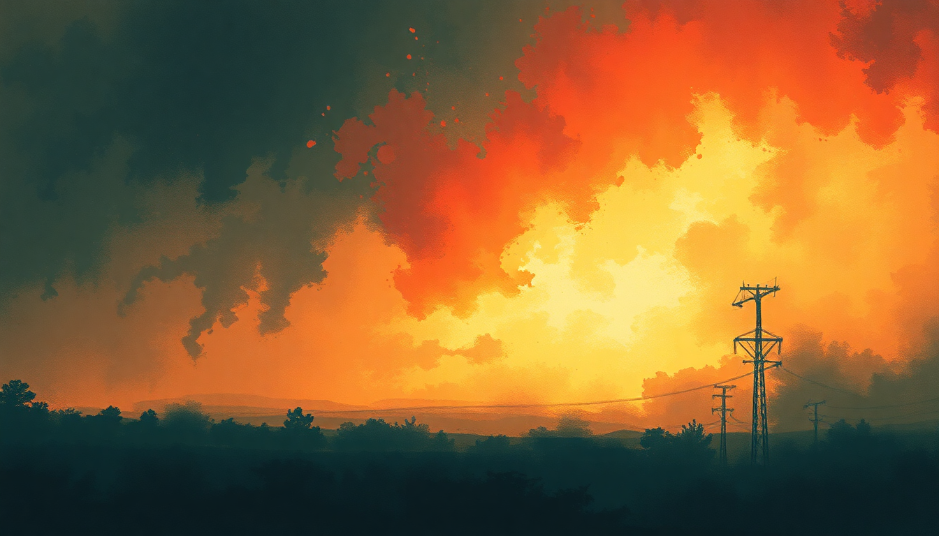 Fan-driven abstract illustration evoking the emotional arc of Let It Happen by Tame Impala