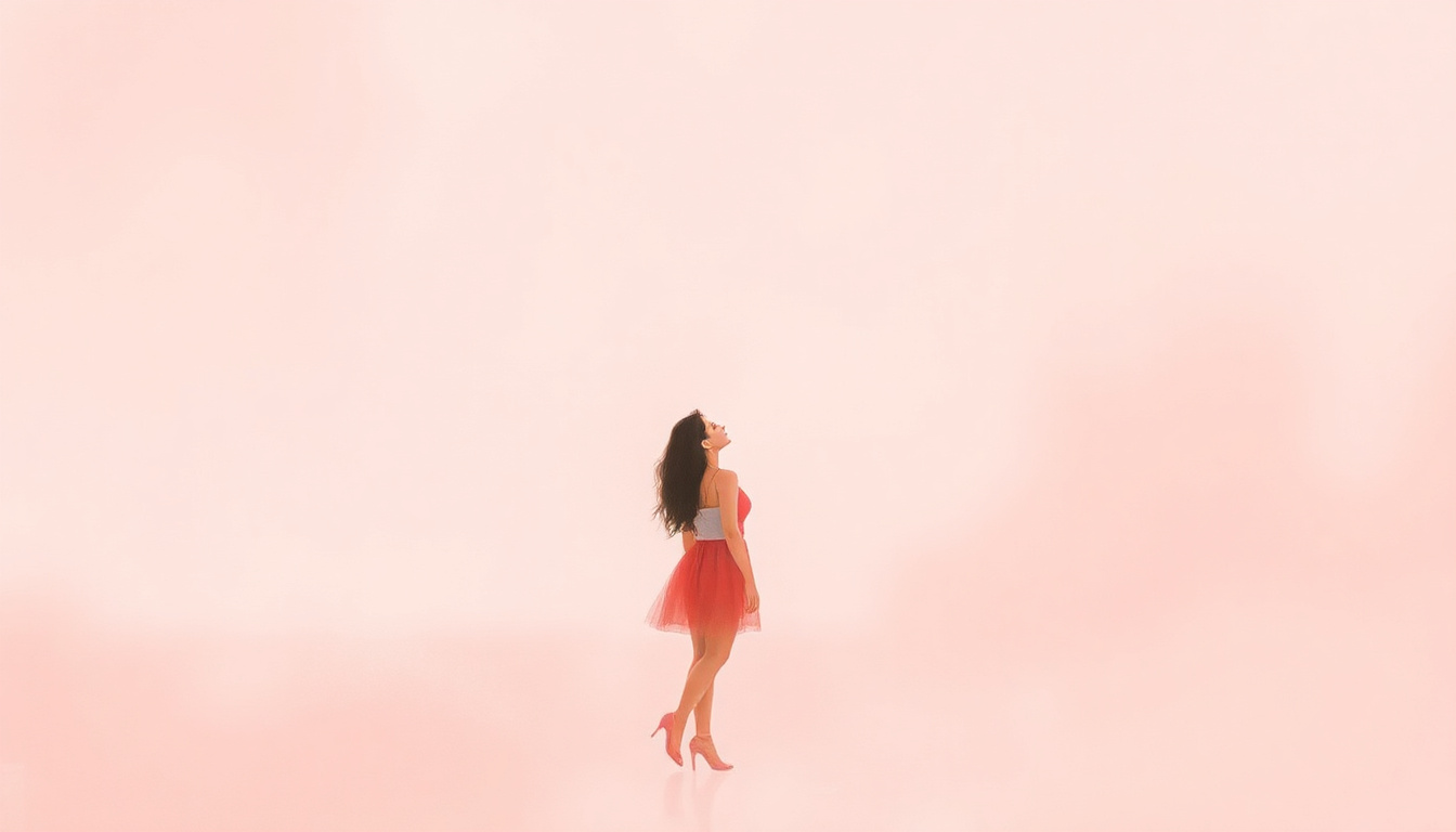 Fan-driven abstract illustration evoking the emotional arc of Let Me Love You by Ariana Grande