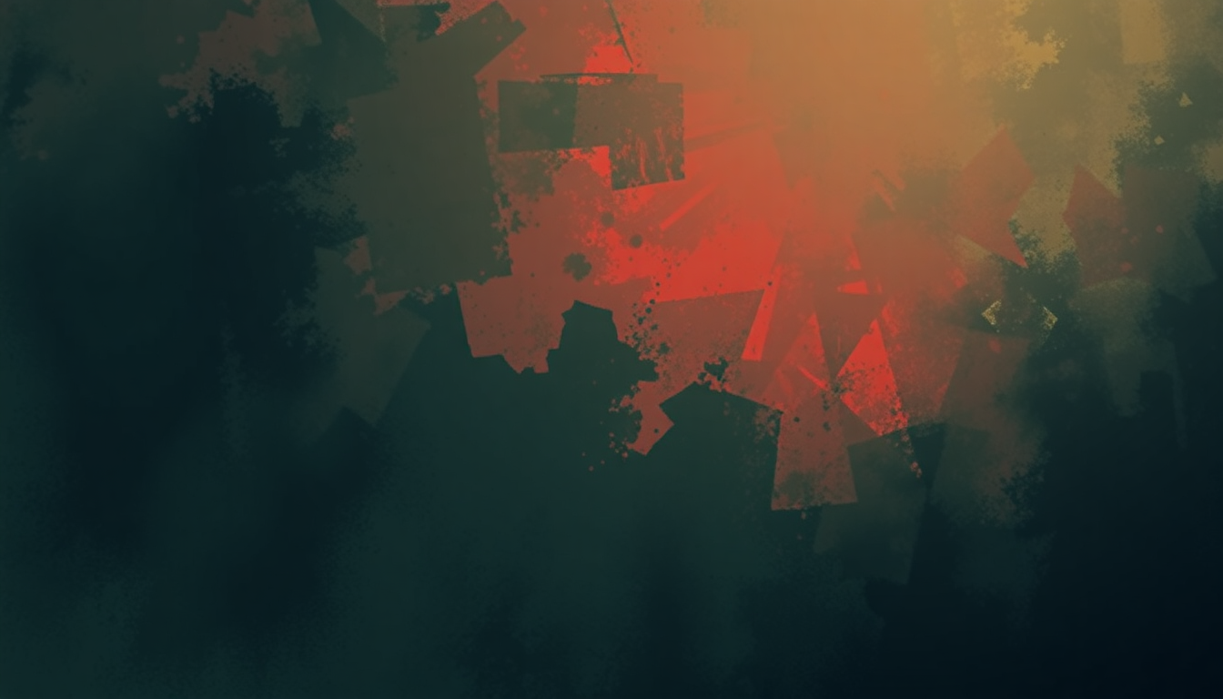 Fan-driven abstract illustration evoking the emotional arc of Let Them Eat War by Bad Religion