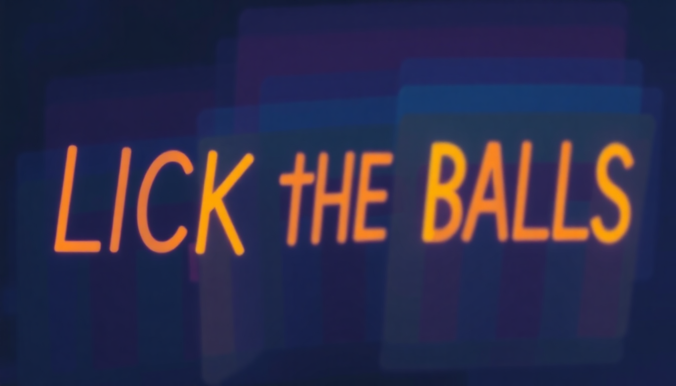 Fan-driven abstract illustration evoking the emotional arc of Lick the Balls by Slick Rick