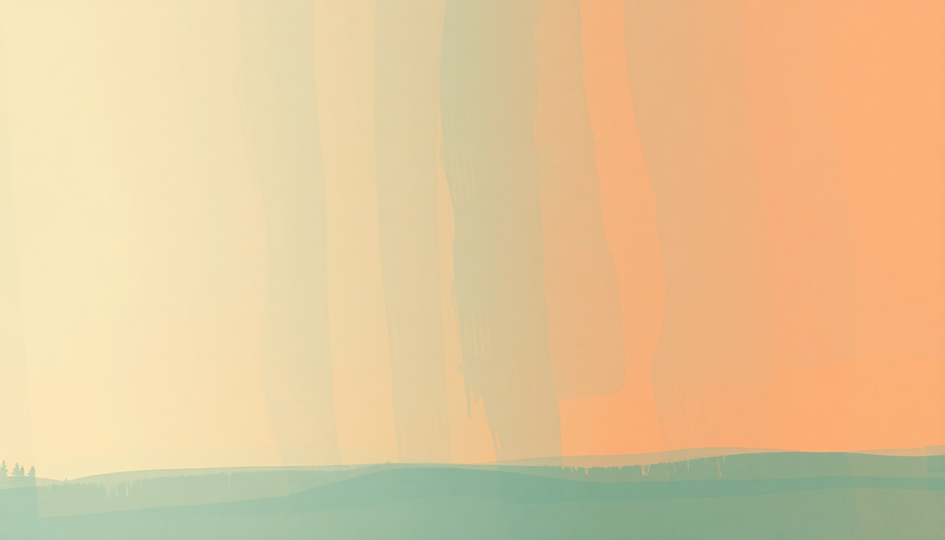 Fan-driven abstract illustration evoking the emotional arc of Life by Jamie xx