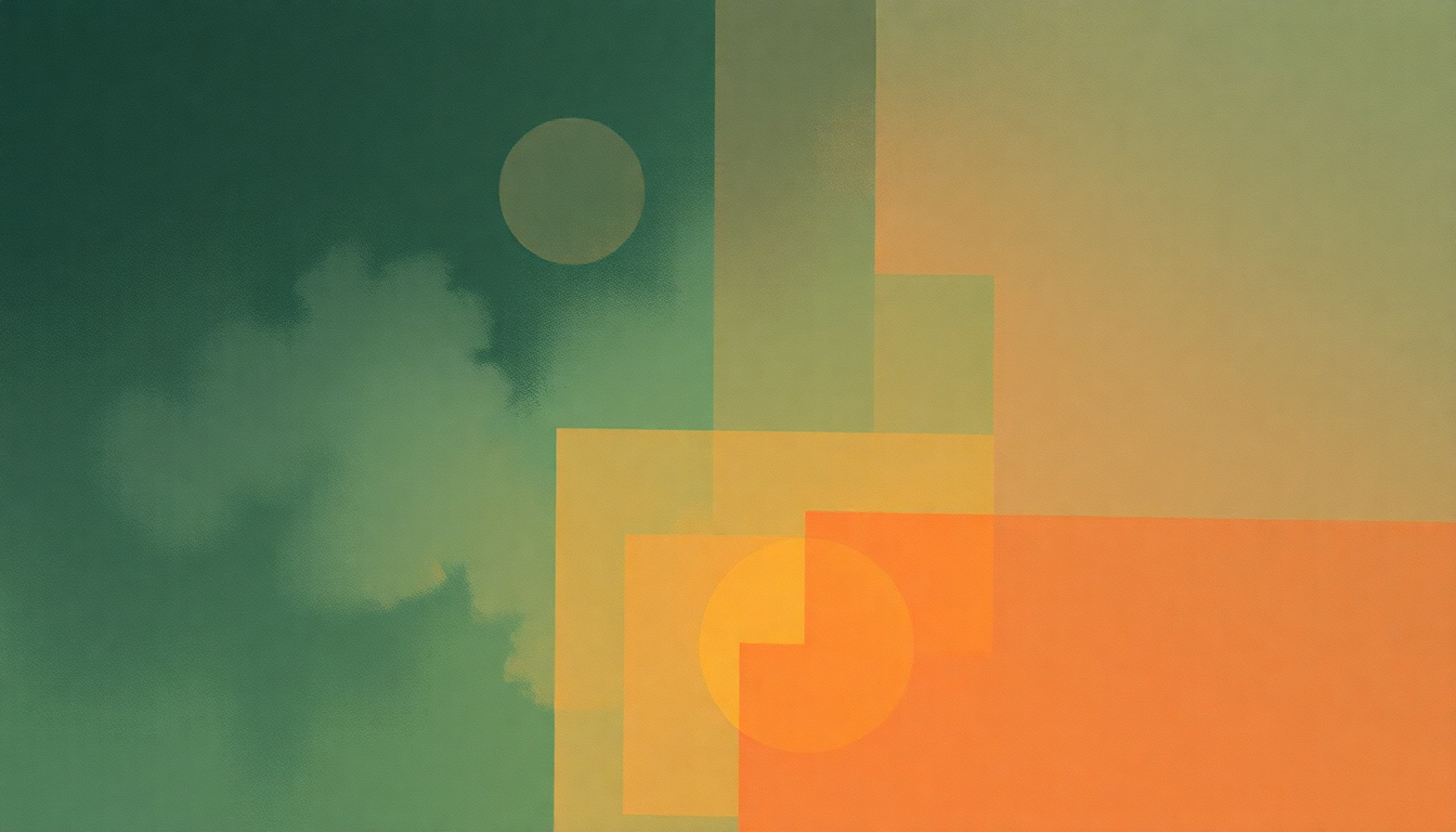 Fan-driven abstract illustration evoking the emotional arc of Life Wasted by Pearl Jam