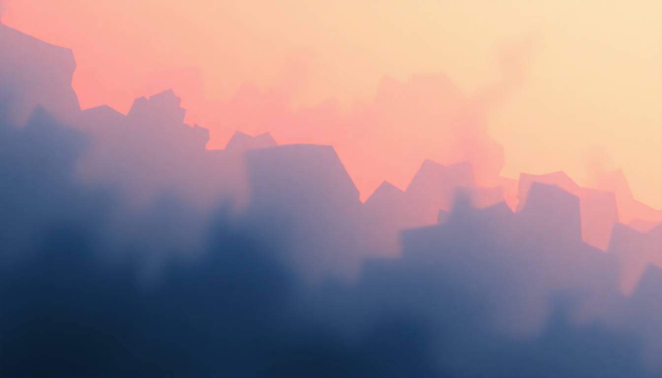 Fan-driven abstract illustration evoking the emotional arc of Lights Please by J. Cole