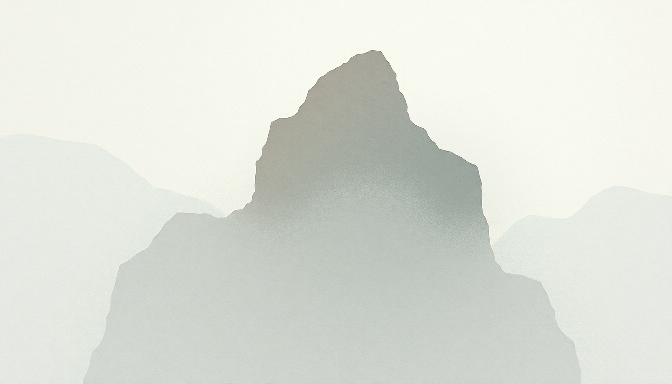 Fan-driven abstract illustration evoking the emotional arc of Like a Stone by Audioslave