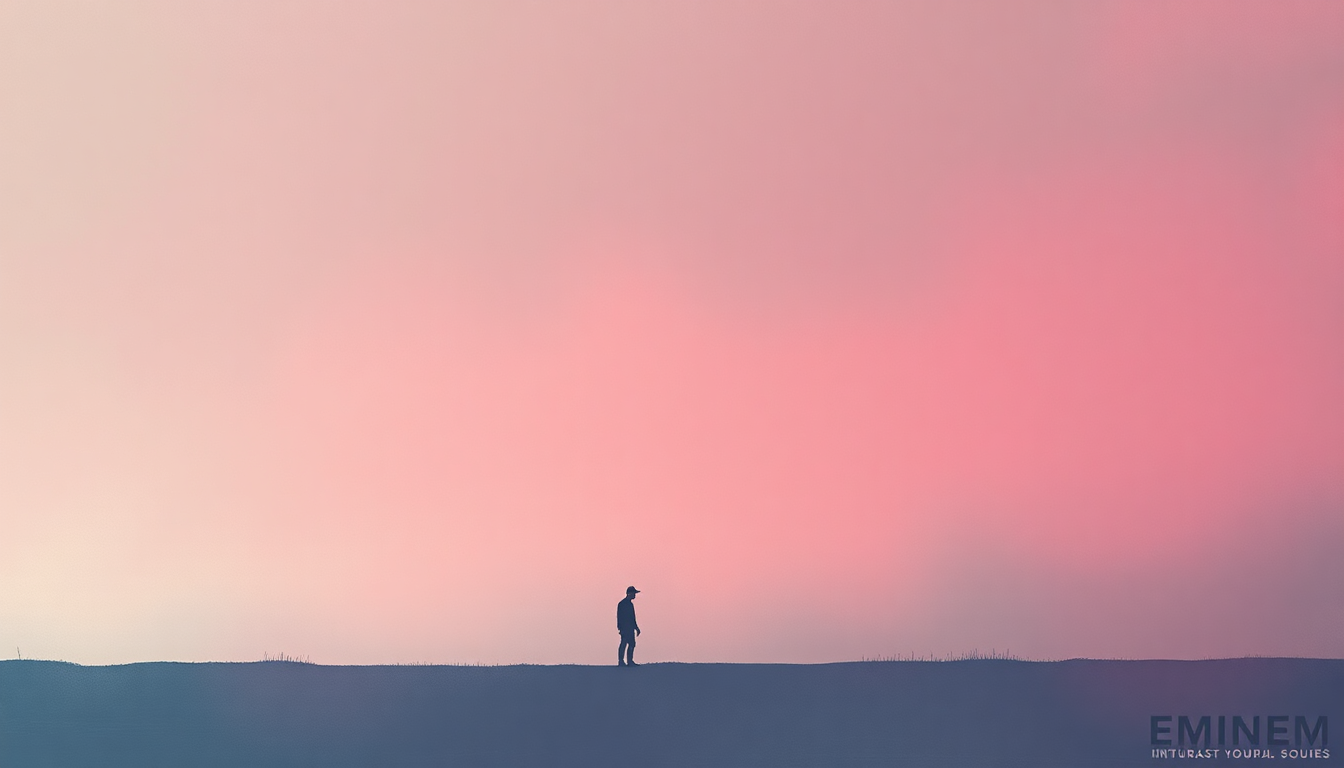 Fan-driven abstract illustration evoking the emotional arc of Like Toy Soldiers by Eminem