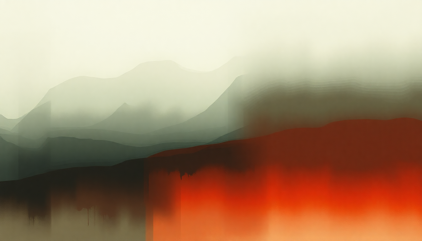 Fan-driven abstract illustration evoking the emotional arc of Limit to Your Love by James Blake
