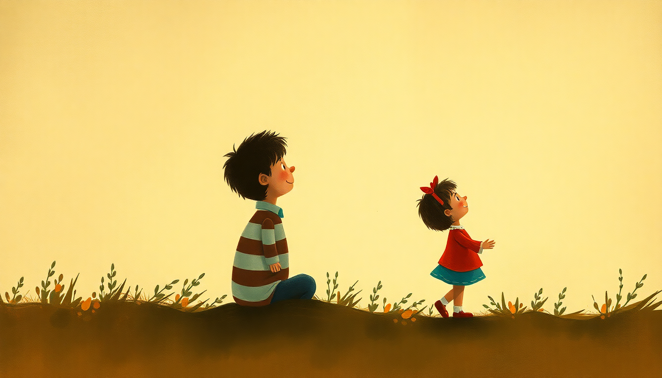 Fan-driven abstract illustration evoking the emotional arc of Linus and Lucy by Vince Guaraldi