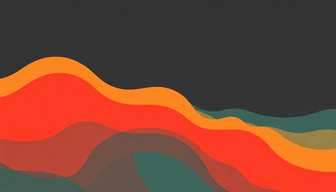 Fan-driven abstract illustration evoking the emotional arc of Lipstick by Buzzcocks