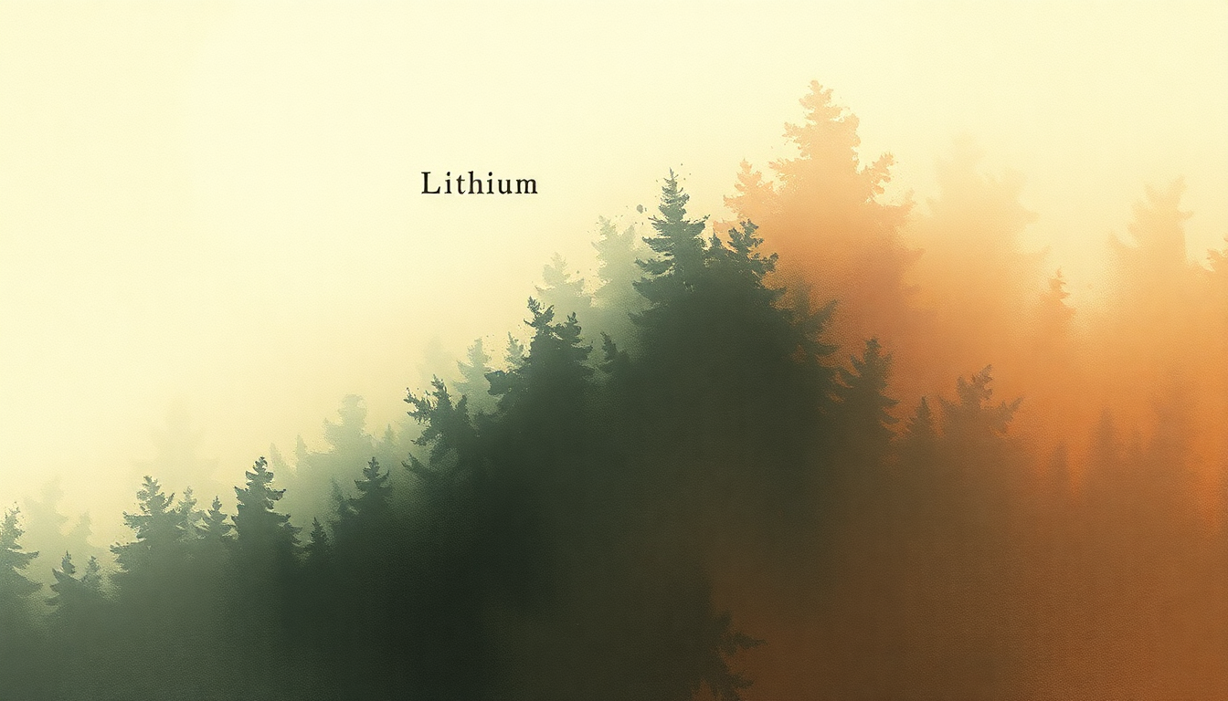 Fan-driven abstract illustration evoking the emotional arc of Lithium by Nirvana