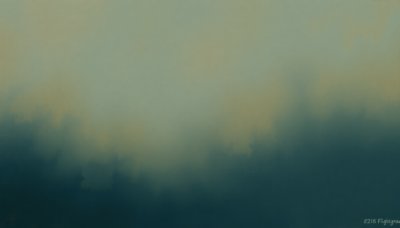 Fan-driven abstract illustration evoking the emotional arc of Little Girl Blue by Ella Fitzgerald