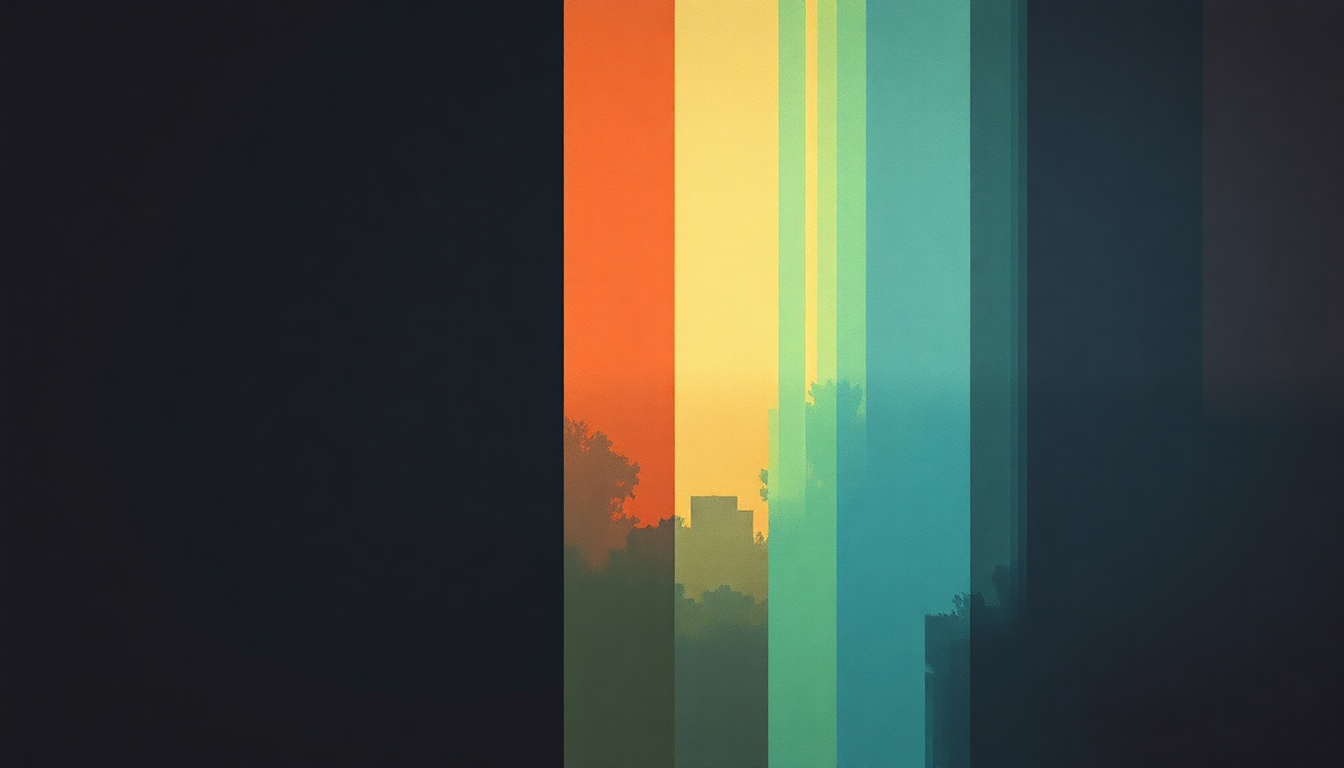 Fan-driven abstract illustration evoking the emotional arc of Little Johnny Jewel by Television