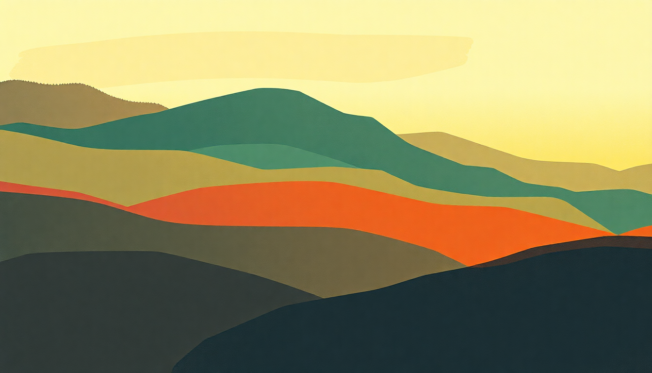 Fan-driven abstract illustration evoking the emotional arc of Little Talks by Of Monsters and Men