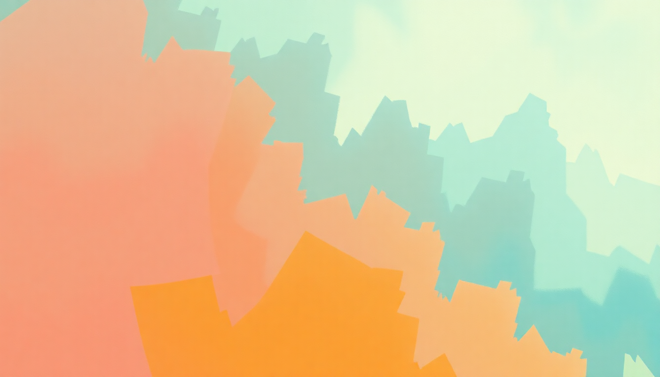 Fan-driven abstract illustration evoking the emotional arc of Living for the Weekend by Hard-Fi