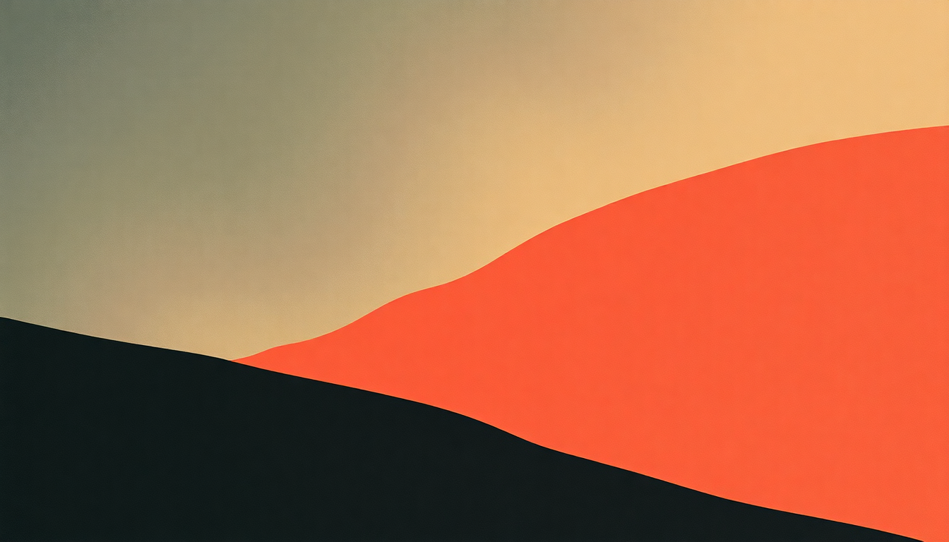 Fan-driven abstract illustration evoking the emotional arc of Living Space by John Coltrane