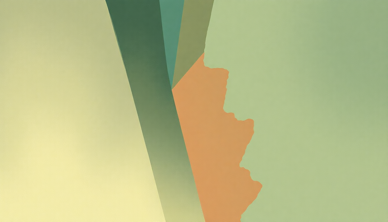 Fan-driven abstract illustration evoking the emotional arc of Living the Dream by Sturgill Simpson