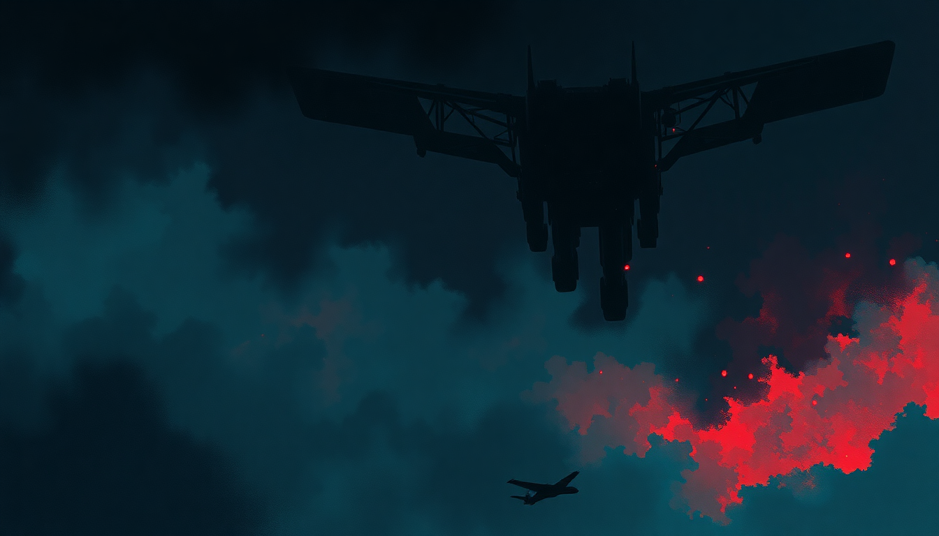 Fan-driven abstract illustration evoking the emotional arc of Locked In by Judas Priest