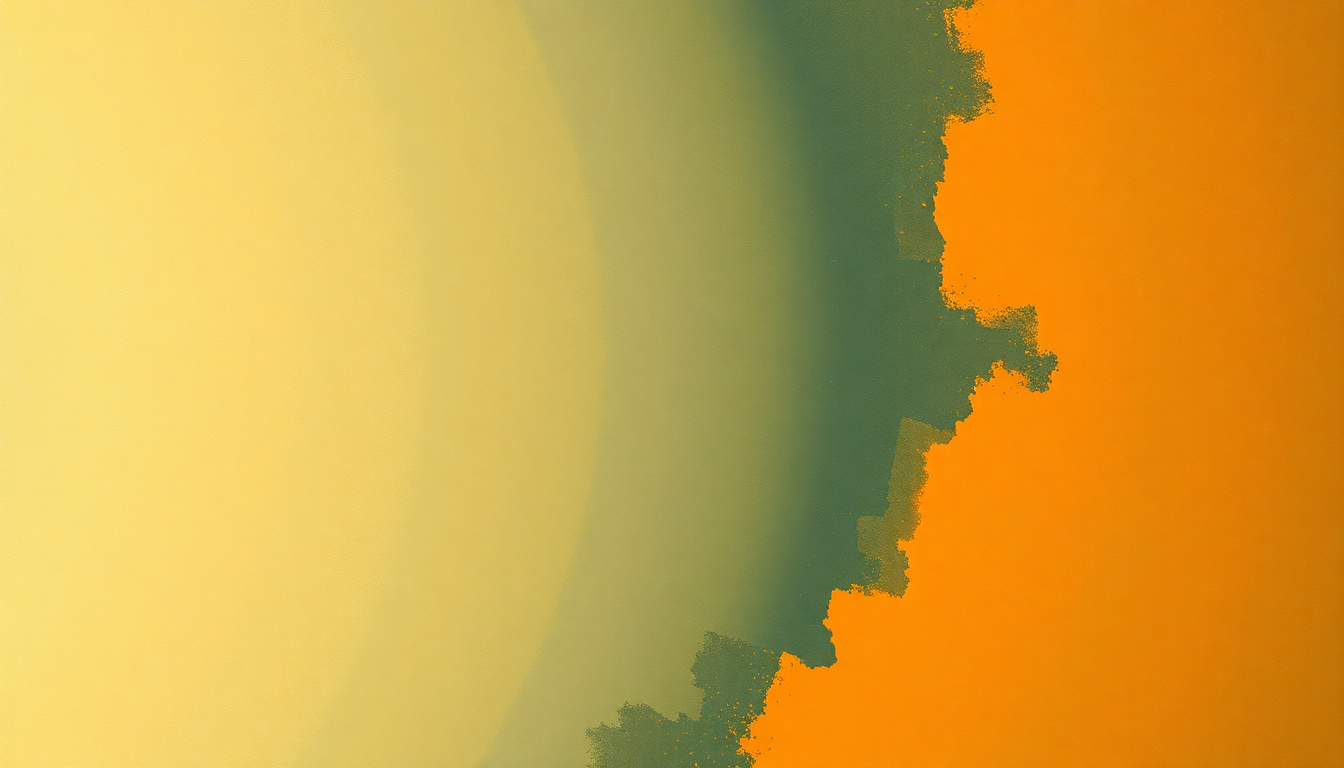 Fan-driven abstract illustration evoking the emotional arc of Lodi by Creedence Clearwater Revival