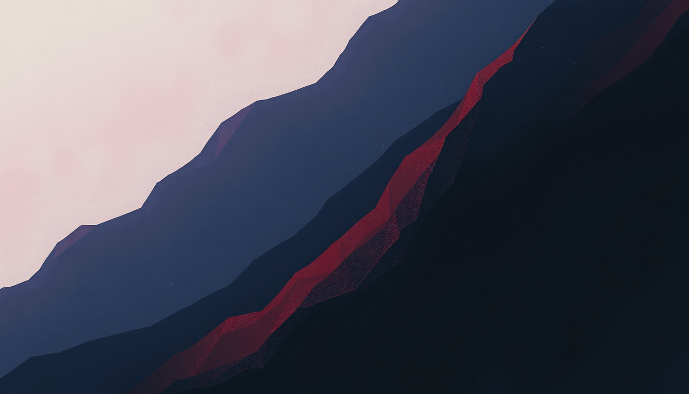 Fan-driven abstract illustration evoking the emotional arc of Lonely Is the Word by Black Sabbath
