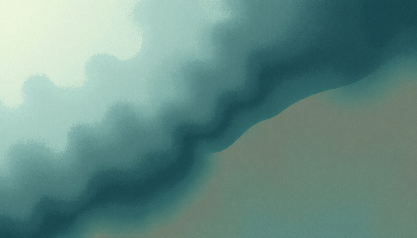 Fan-driven abstract illustration evoking the emotional arc of Lonesome Day by Bruce Springsteen
