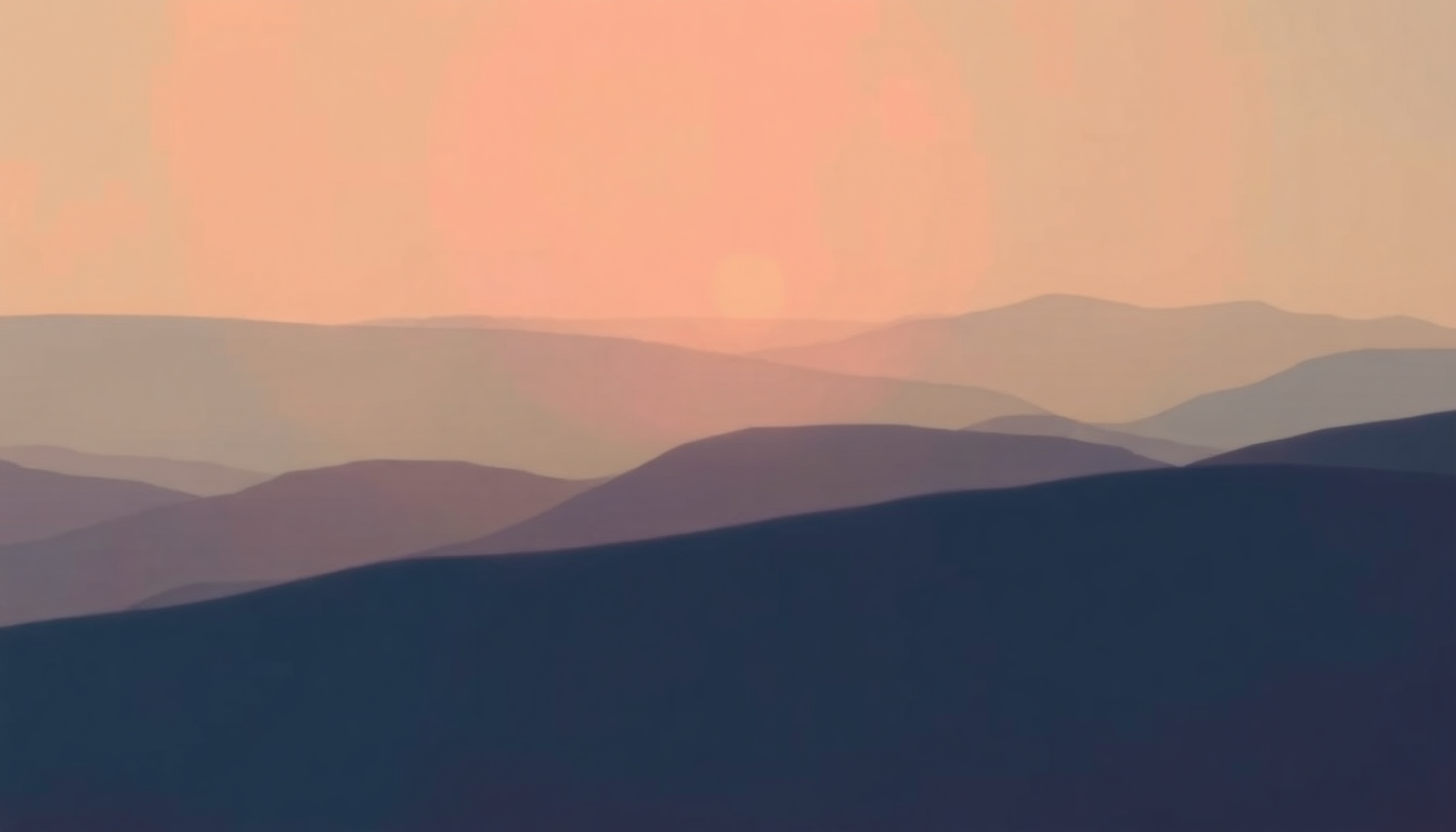 Fan-driven abstract illustration evoking the emotional arc of Long As I Can See the Light by Creedence Clearwater Revival