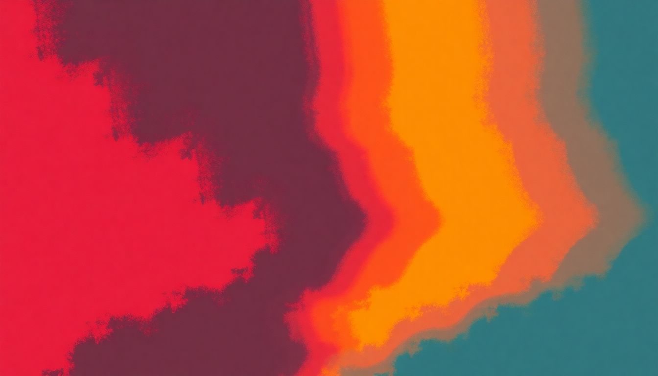 Fan-driven abstract illustration evoking the emotional arc of Look at Little Sister by Stevie Ray Vaughan