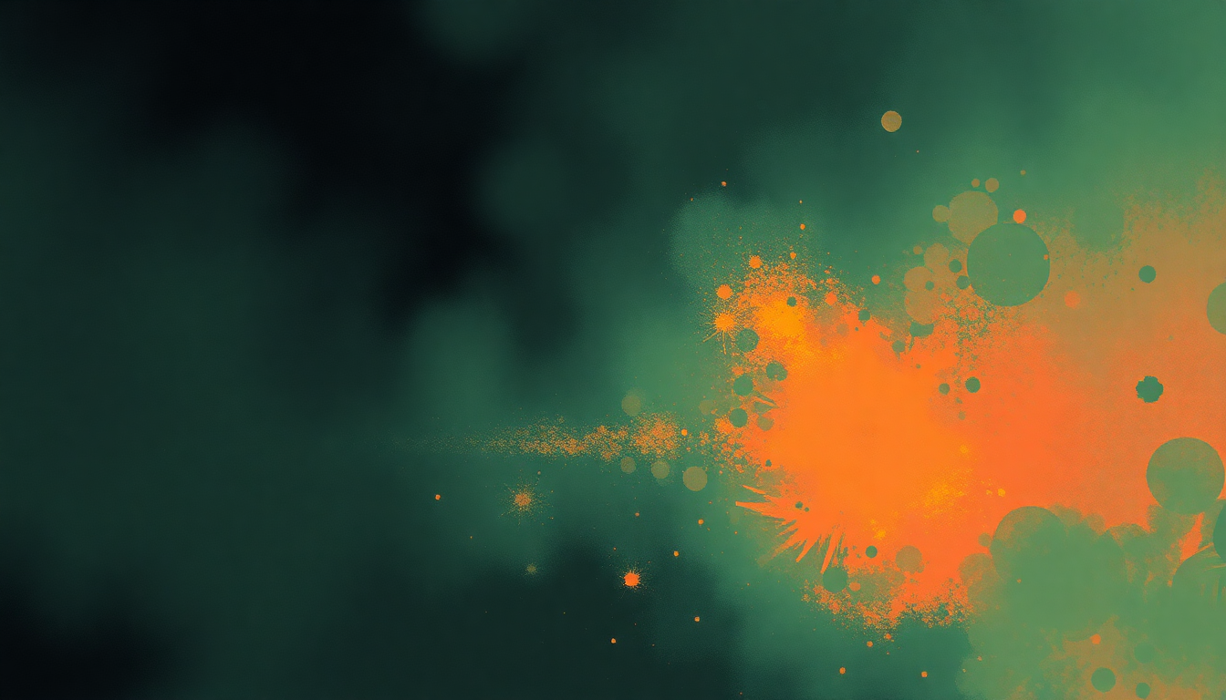 Fan-driven abstract illustration evoking the emotional arc of Look Back and Laugh by Minor Threat
