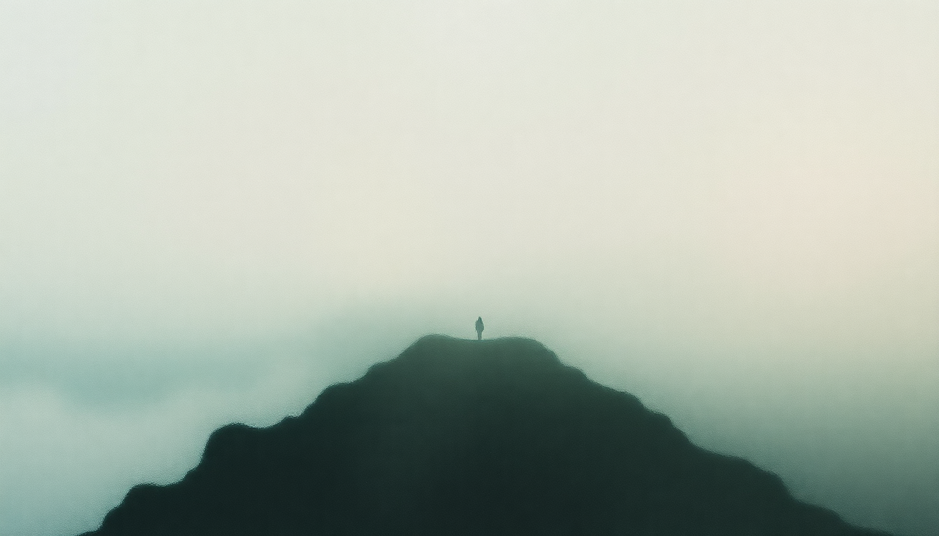 Fan-driven abstract illustration evoking the emotional arc of Look On Down From The Bridge by Mazzy Star