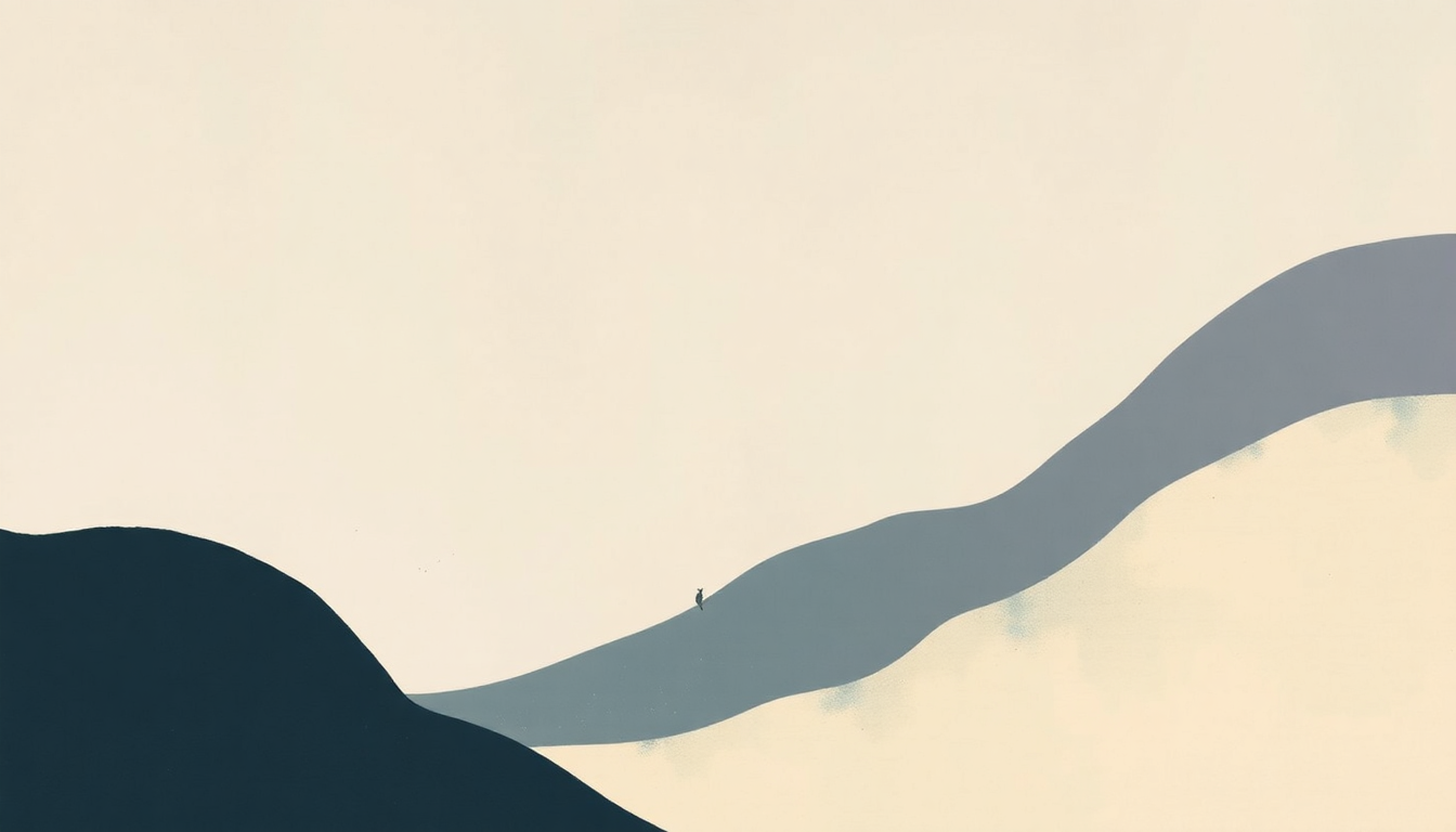Fan-driven abstract illustration evoking the emotional arc of Loose by Daniel Caesar