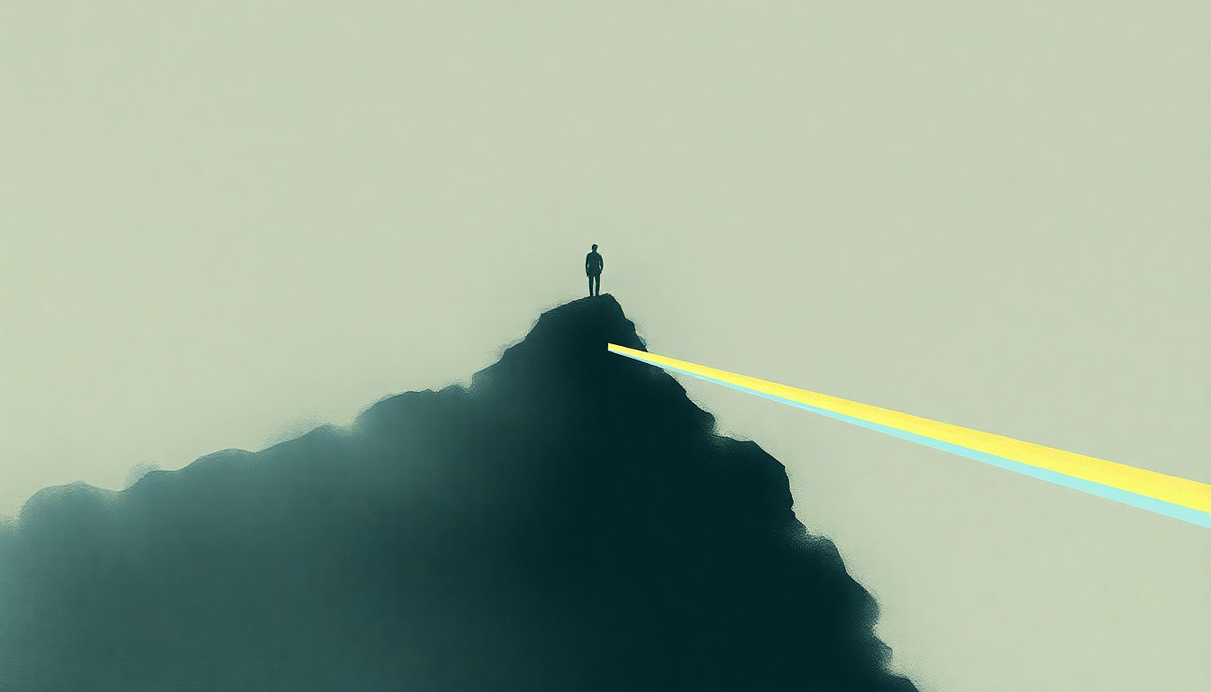 Fan-driven abstract illustration evoking the emotional arc of Lost for Words by Pink Floyd