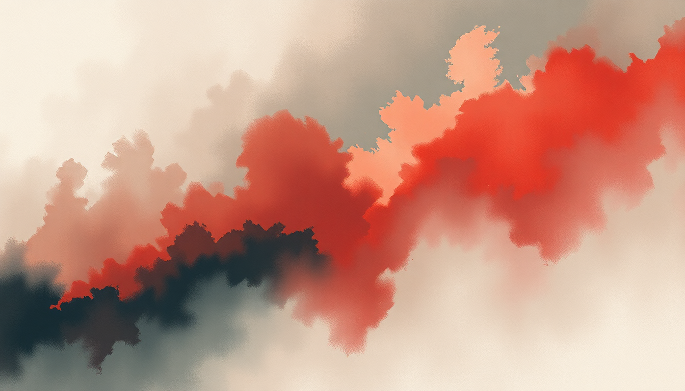 Fan-driven abstract illustration evoking the emotional arc of Lost Forever by Travis Scott
