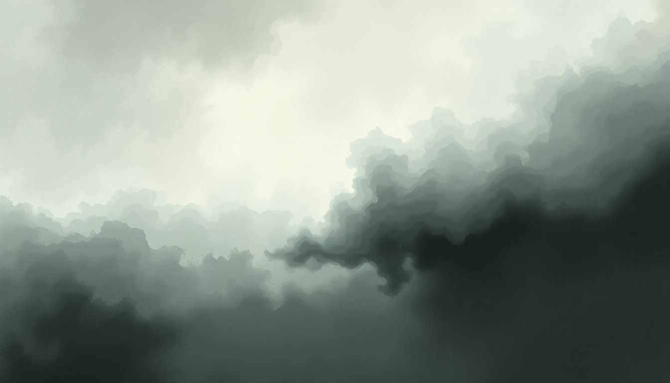 Fan-driven abstract illustration evoking the emotional arc of Lost in the World by Kanye West