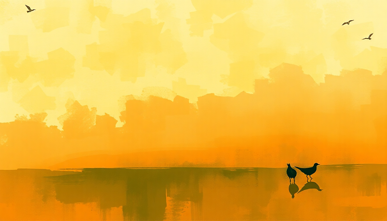 Fan-driven abstract illustration evoking the emotional arc of Lost Woman by The Yardbirds