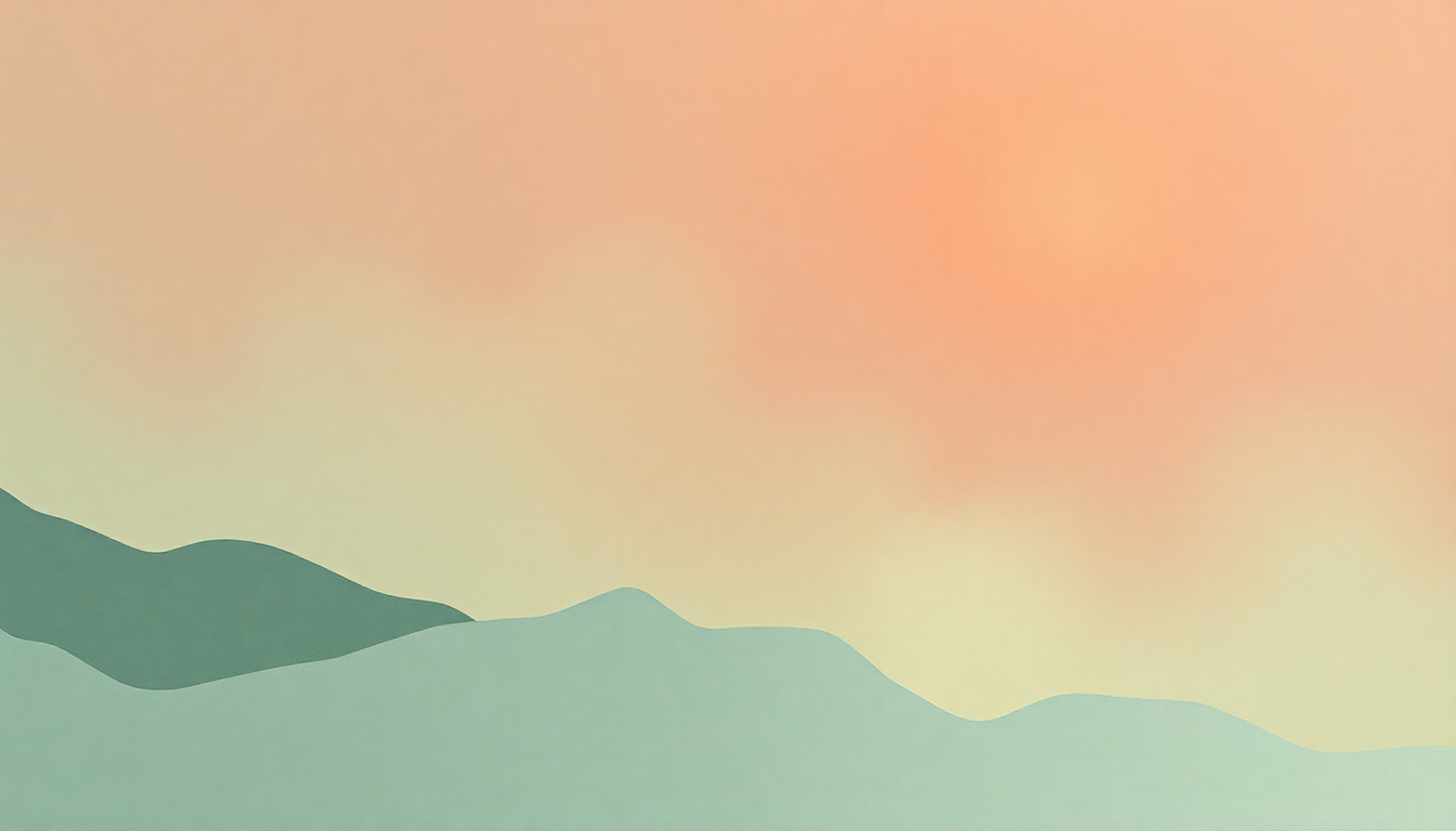Fan-driven abstract illustration evoking the emotional arc of Lothlórien by Howard Shore