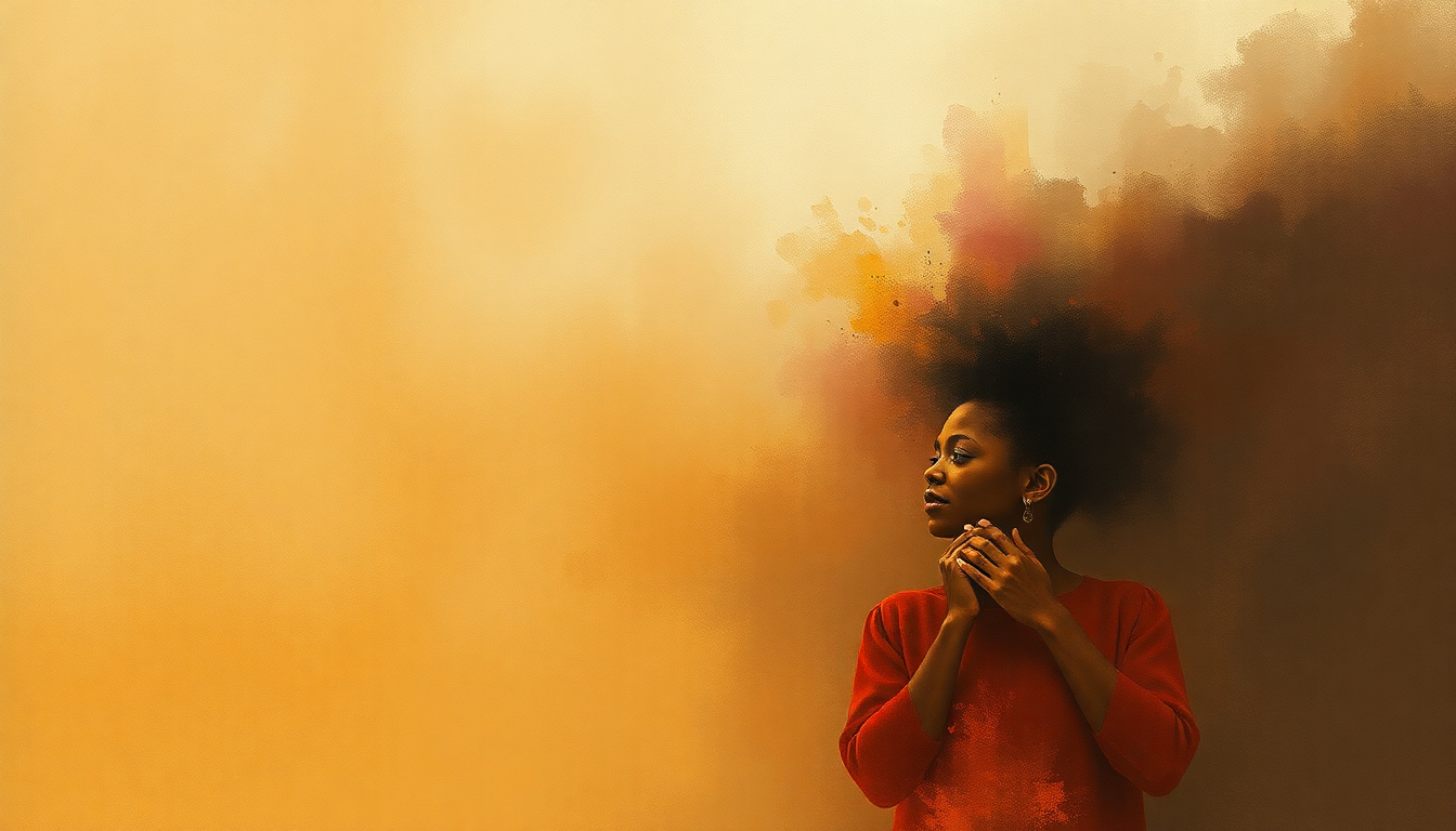 Fan-driven abstract illustration evoking the emotional arc of Love Child by The Supremes