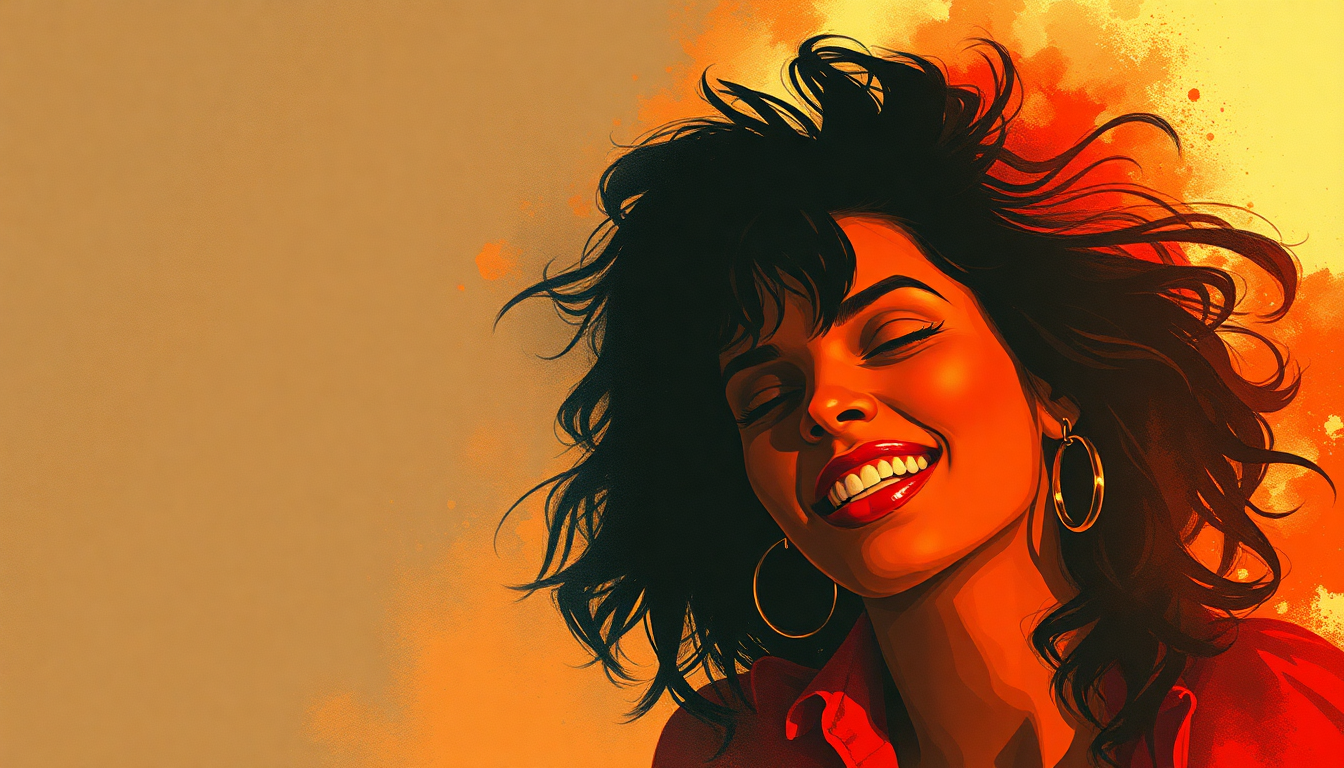 Fan-driven abstract illustration evoking the emotional arc of Love Hangover by Diana Ross