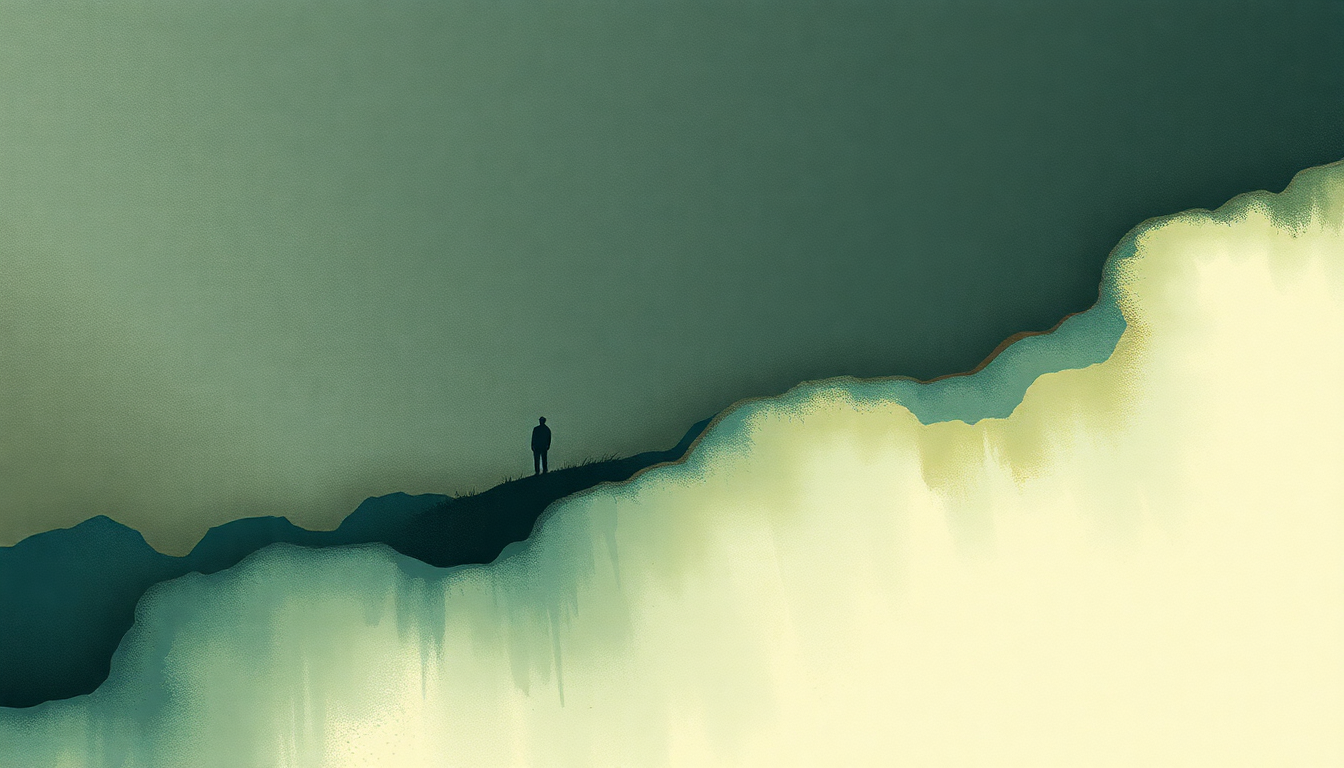Fan-driven abstract illustration evoking the emotional arc of Love Hurts by Incubus