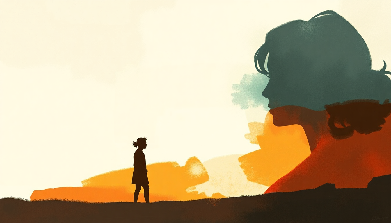 Fan-driven abstract illustration evoking the emotional arc of Love in the Future by John Legend